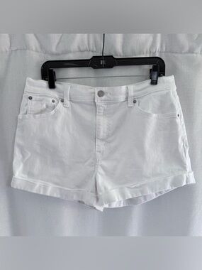 Levi’s Stretch Denim Shorts White womens sz 32